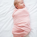 Knit Swaddle Blanket - Darling Single - Copper Pearl - 2