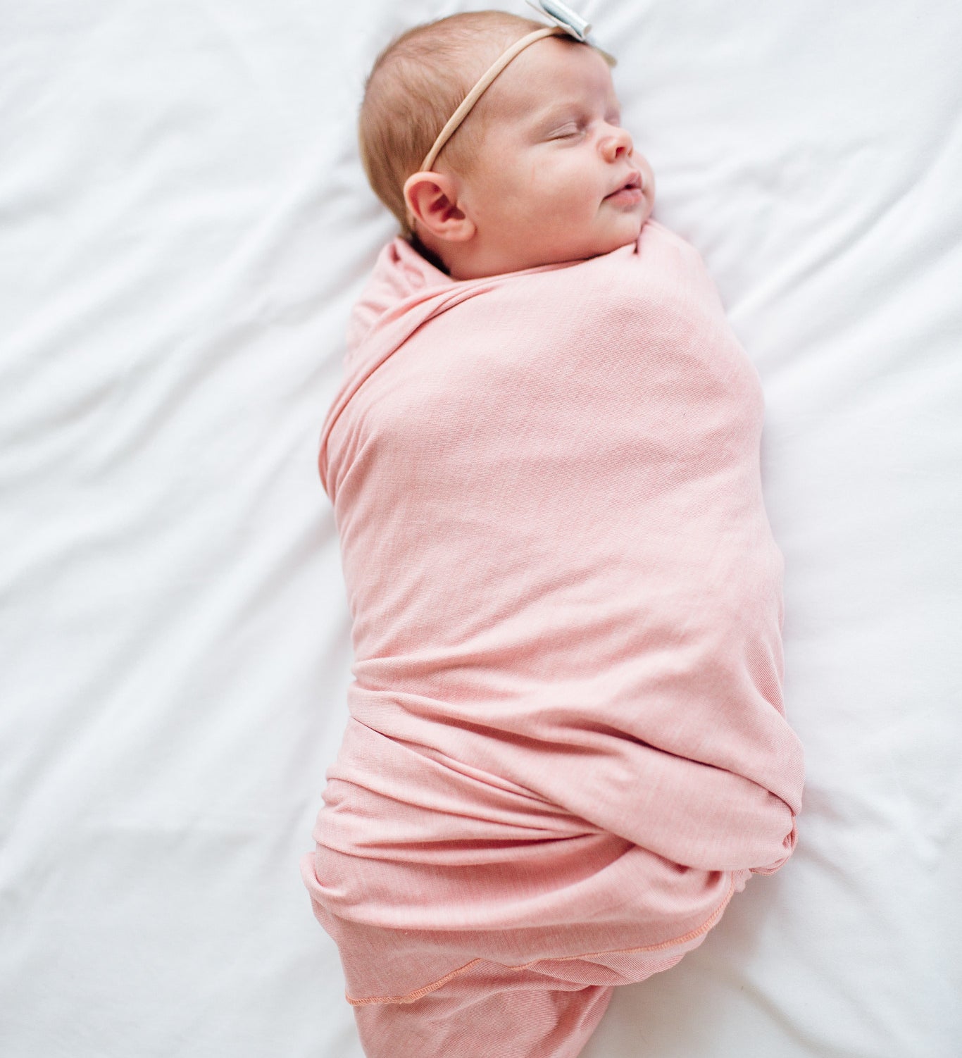 Knit Swaddle Blanket - Darling Single - Copper Pearl - 2