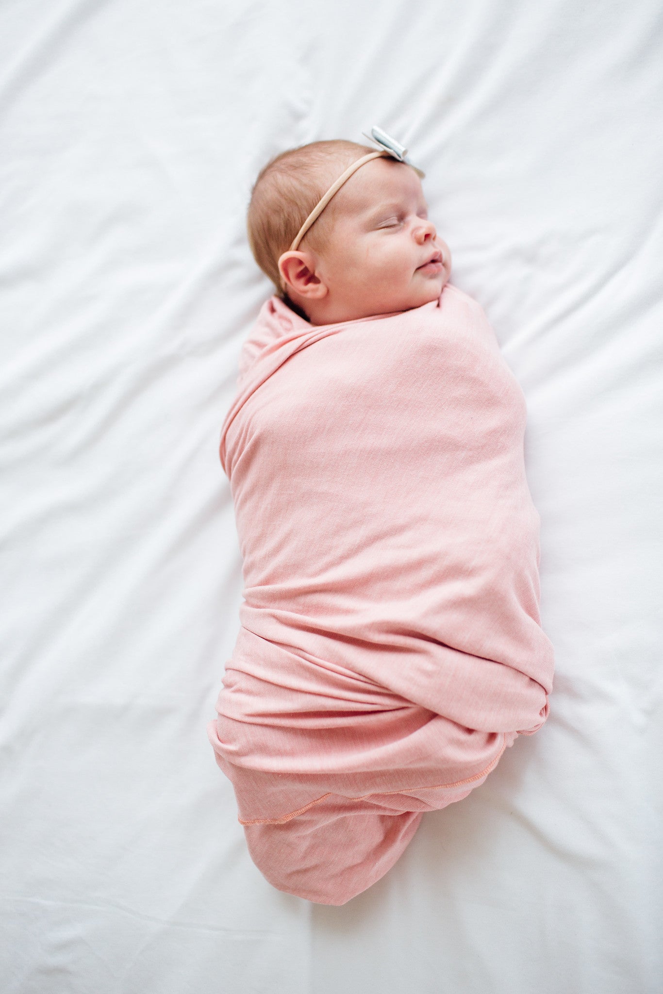 Knit Swaddle Blanket - Darling Single - Copper Pearl - 2