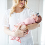 Knit Swaddle Blanket - Darling Single - Copper Pearl - 7