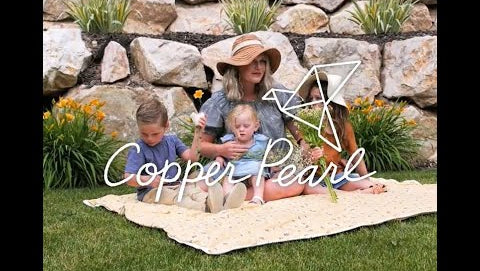 Knit Swaddle Blanket - Honeycomb