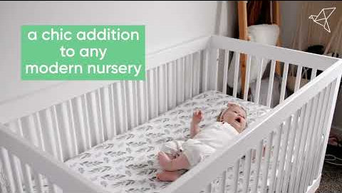 Premium Knit Fitted Crib Sheet - Leo