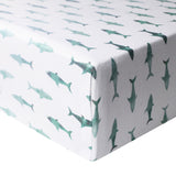Premium Knit Fitted Crib Sheet - Pacific